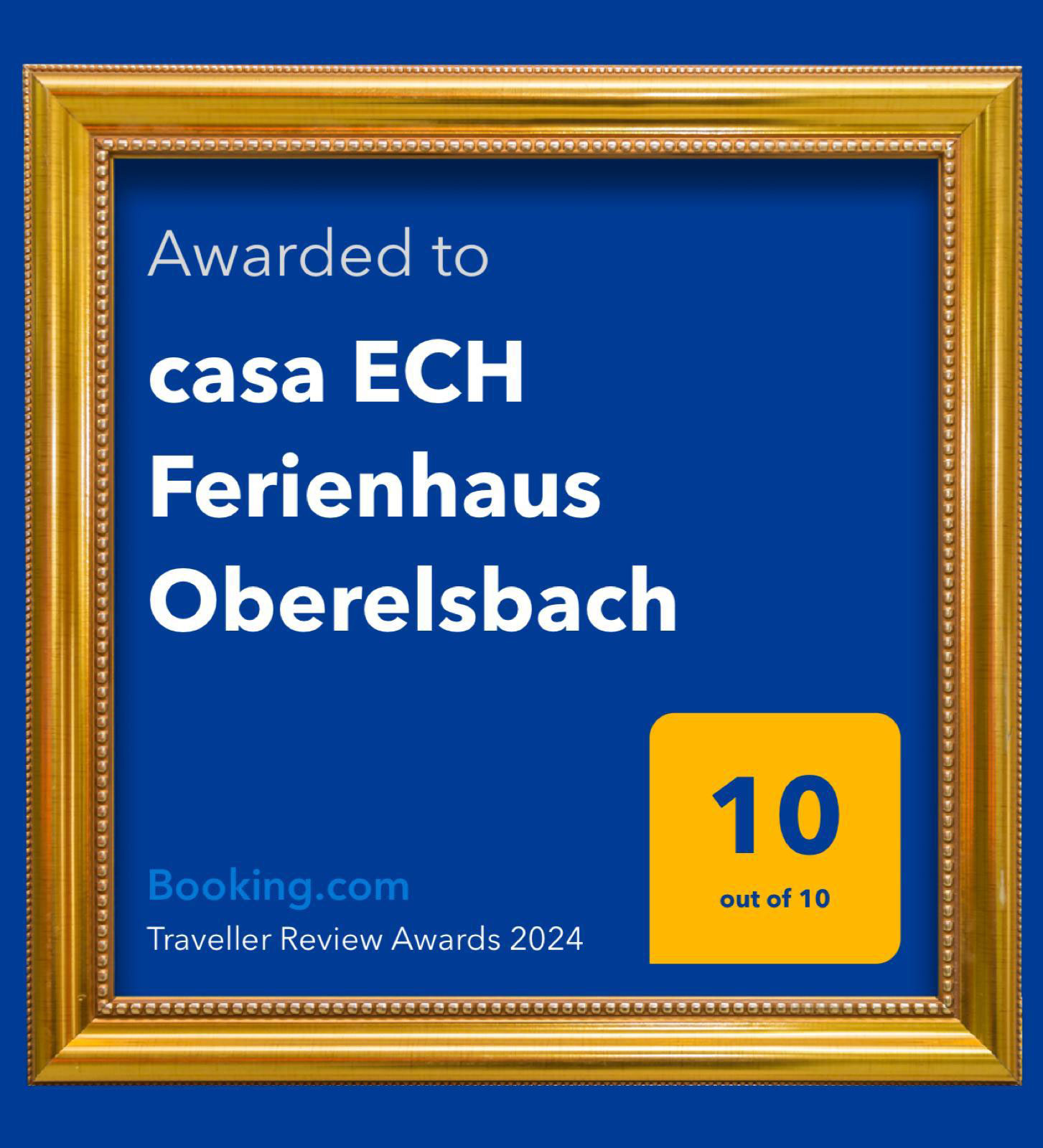 Casa ECH Booking Award